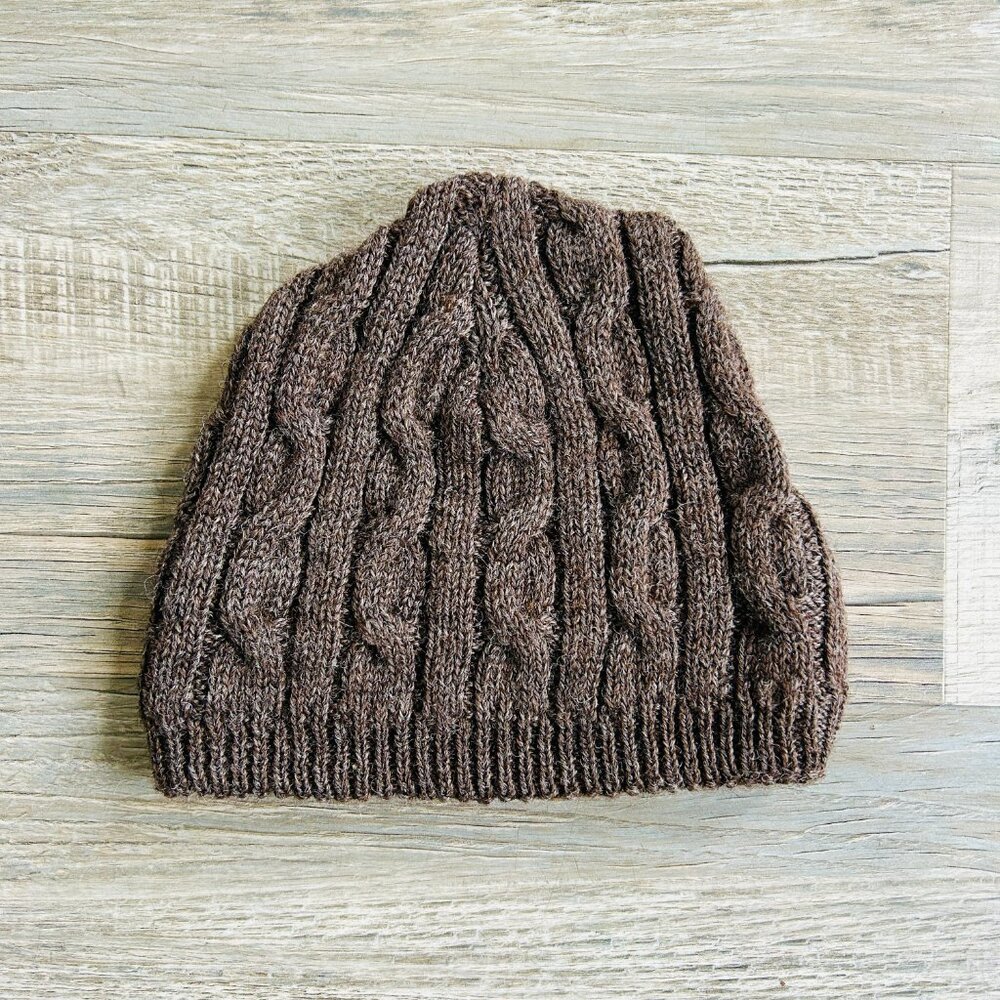 Mother Nature's Beanie Bold Cable Alpaca Beanie - Picture 3 of 8